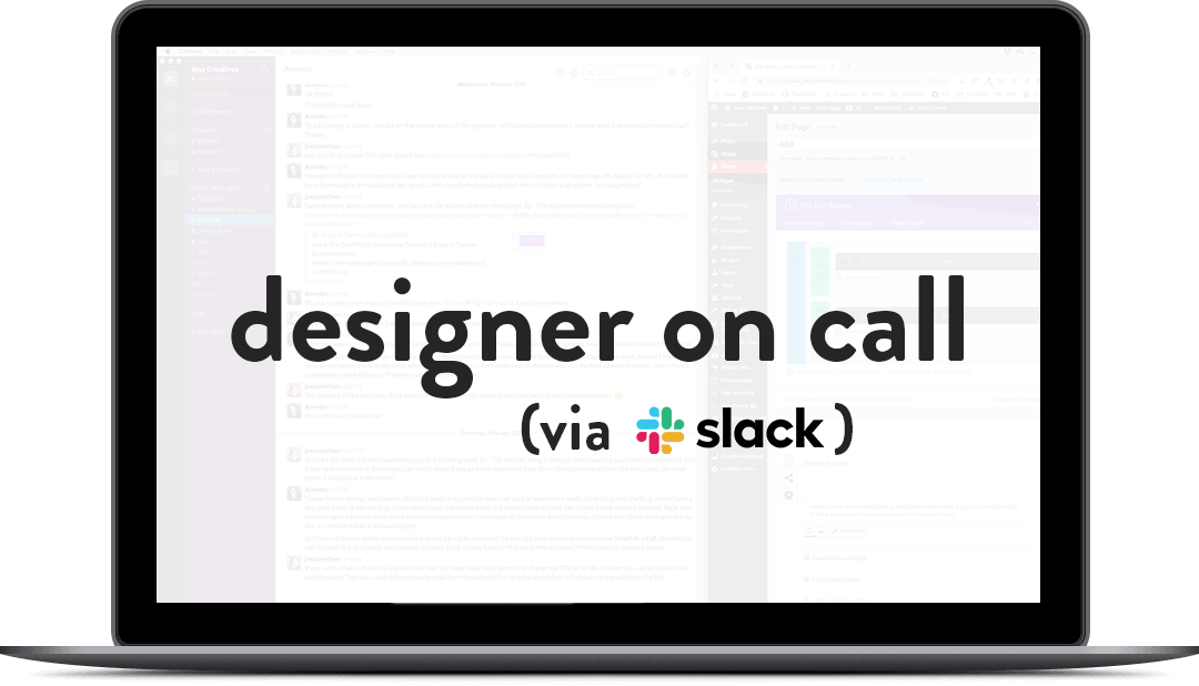 Designer on Call — Jess Creatives