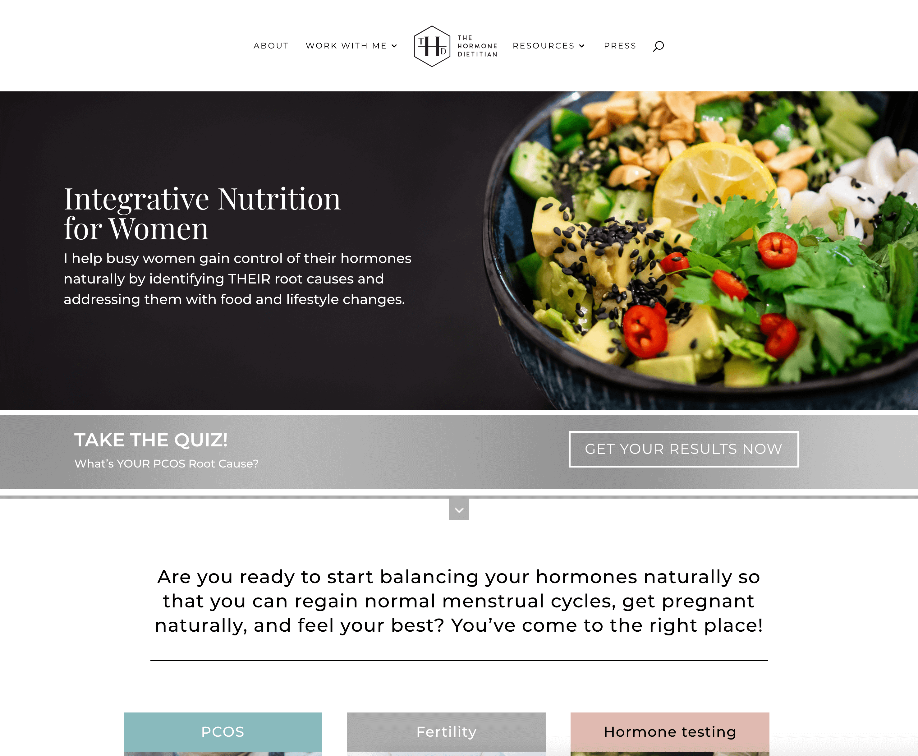 Dietitian website