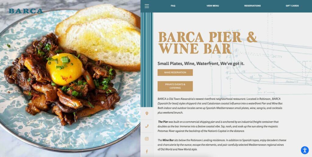 BARCA, Wine Bar Restaurant
